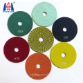 Hot sale 4 inch wet type diamond polishing pad for angle grinder